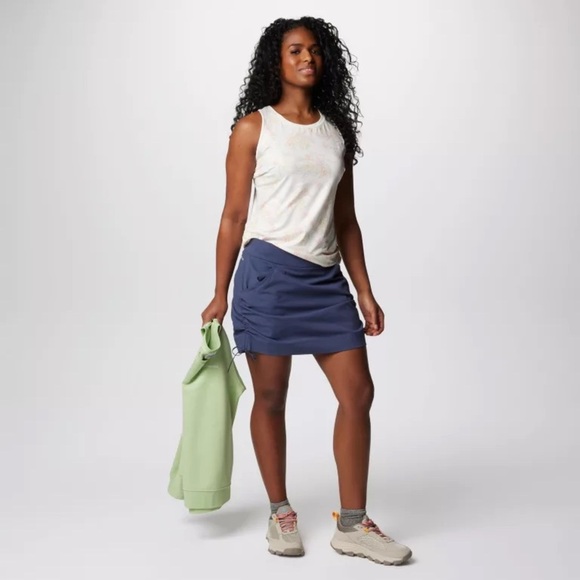 NWT Columbia Anytime Casual UPF 50 Active Skort Women’s Size Small Elastic Waist - Picture 1 of 7